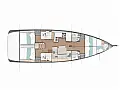 Sun Odyssey 490 - Layout